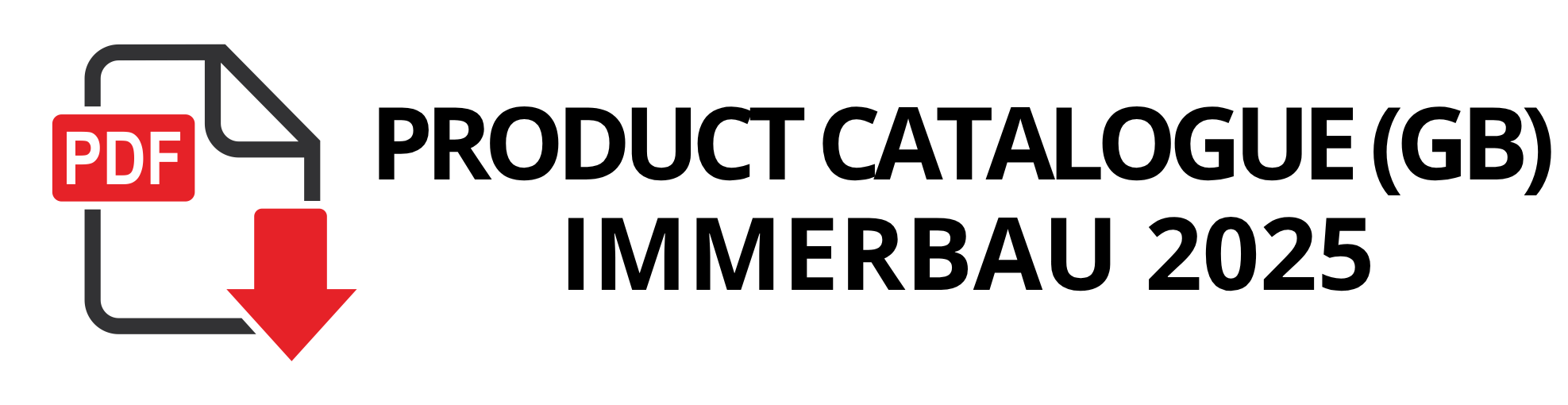 PRODUCT CATALOGUE IMMERBAU 2025 GB